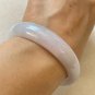57.5mm Type A Jadeite Jade Bangle Grade A Burma Old Pit Pale Green Jade Bangle