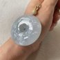 Type A Myanmar Icy White Jadeite Jade Necklace Grade A Icy White Jade Lucky Buckle Carving Pendant