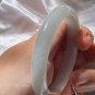 56.0mm Type A Icy White Jadeite Jade Bangle Grade A Myanmar White Jade Bracelet