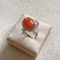 Natural Myanmar Icy Red Jadeite Jade Ring Certified Grade A Natural Icy Red Jadeite Jade Ring