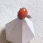 Natural Myanmar Icy Red Jadeite Jade Ring Certified Grade A Natural Icy Red Jadeite Jade Ring