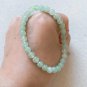 Type A Icy Pale Green Jadeite Jade Beaded Bracelet Grade A Myanmar  Icy Pale Green  Jade  Bracelet