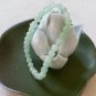 Type A Icy Pale Green Jadeite Jade Beaded Bracelet Grade A Myanmar  Icy Pale Green  Jade  Bracelet