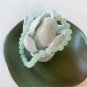 Type A Icy Pale Green Jadeite Jade Beaded Bracelet Grade A Myanmar  Icy Pale Green  Jade  Bracelet