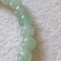 Type A Icy Pale Green Jadeite Jade Beaded Bracelet Grade A Myanmar  Icy Pale Green  Jade  Bracelet