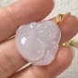 Type A Icy White Jadeite Jade Buddha Pendant Grade A Myanmar Old Pit Highly-translucent Jade Buddha