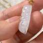 Type A Icy White Jadeite Jade Buddha Pendant Grade A Myanmar Old Pit Highly-translucent Jade Buddha