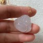 Type A Icy White Jadeite Jade Buddha Pendant Grade A Myanmar Old Pit Highly-translucent Jade Buddha