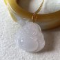 Type A Icy White Jadeite Jade Buddha Pendant Grade A Myanmar Old Pit Highly-translucent Jade Buddha