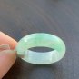 Type A Translucent Green Jadeite jade Band Ring Grade A Myanmar Icy Green Jade Ring