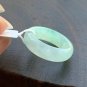 Type A Translucent Green Jadeite jade Band Ring Grade A Myanmar Icy Green Jade Ring