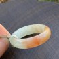 US 8 Type Icy Red Jadeite Jade Band Ring Grade A Myanmar Icy Red Jade Ring