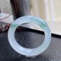 7 3/4 Type A Highly-translucent Jadeite Jade Band Ring Grade A Myanmar Green Jade Ring