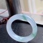7 3/4 Type A Highly-translucent Jadeite Jade Band Ring Grade A Myanmar Green Jade Ring
