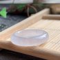 5.5 Type A Icy White Jadeite Jade Band Ring Grade A Myanmar Highly-translucent Jade Ring