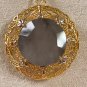 Type A Lavender Jadeite Jade Pendant 18K Solid Yellow Gold Grade A Purple 3 Purpose Jade Pendant