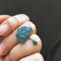 Type A Icy Blue Jadeite Jade Necklace 18K Solid Rose Gold Grade A Icy Blue Jade Lotus Pendant