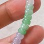 Type A Colorful Icy Jadeite Jade Bracelet Grade A Natural Myanmar Colorful Icy Jade Beaded Bracelet