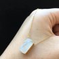 Type A Icy White Jadeite Jade Pendant 18K Solid Yellow Gold Grade White Jade Double-use Jade Pendant