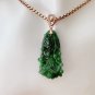 Type A Spicy Green Jadeite Jade Pendant Certified Grade A Pure Green Cabbage Jadeite Jade Necklace