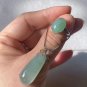 Type A Icy Fruit Green Jadeite Jade Pendant 18K Solid White & Yellow Gold & Green Fugua Jade Pendant