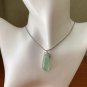 Type A Icy Fruit Green Jadeite Jade Pendant 18K Solid White & Yellow Gold & Green Fugua Jade Pendant