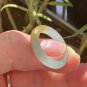 Type A Icy Yellow Jadeite Jade Band Ring Certified Grade A Icy Yellow Floating Flower Jade Band Ring