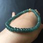 Type A Icy Blue Jadeite Jade Beaded Bracelet Certified Grade A Blue Jadeite Jade  Bracelet