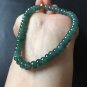 Type A Icy Blue Jadeite Jade Beaded Bracelet Certified Grade A Blue Jadeite Jade  Bracelet