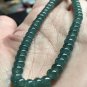 Type A Icy Blue Jadeite Jade Beaded Bracelet Certified Grade A Blue Jadeite Jade  Bracelet
