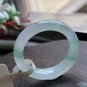 Type A Icy Green Jadeite Jade Band Ring Grade A Green Floating Flower Jade Ring