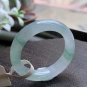 Type A Icy Green Jadeite Jade Band Ring Grade A Green Floating Flower Jade Ring