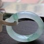 Type A Icy Green Jadeite Jade Band Ring Grade A Green Floating Flower Jade Ring