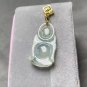 Type A Icy Pale Green Jadeite Jade Buddha Pendant Grade A Icy Green Standing Buddha