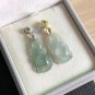 Type A Icy Green Jadeite Jade Buddha Pendant Grade A Icy Green Standing Buddha