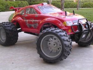1/5 RC SQ ShengQi DZY Red Mitsubishi Truck Body