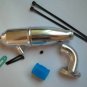 1/10 RC Aluminum Engine Performance Tuned Exhaust Pipe