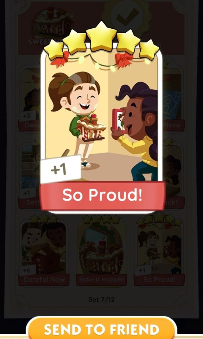 Monopoly Go - So Proud! 5 Star Sticker