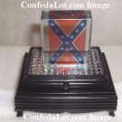 Confederate Paperweight set with Flashing Lighted Base NEW