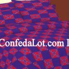 Confederate TWIN Size BLUE/RED Sheet Set NEW