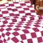 Confederate FULL Size WHITE/RED Sheet Set NEW