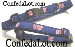 Confederate Tiny Neck DoG and Cat Collar NEW