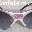 Confederate Sunglasses with Center Flag Pearlized with UV Rays Protection NEW