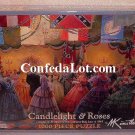 Puzzle Confederate Candlelight and Roses 1000 Piece Puzzle NEW