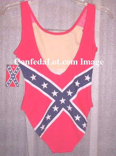 Confederate One Piece Bathing Suit NEW