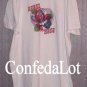 Confederate Sexy Rebel Rose Long Tee Shirt , Beach Shirt , Nitey NEW