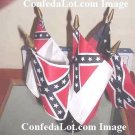 5 Flags of Confederacy Desk set NEW Confederate