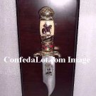 Robert E Lee Collectors Knife and Plaque set NEW Confederate Civil War