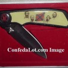 Confederate Generals Knife  NEW Features All the Generals Gift edition