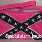 Ladies Purse Confederate Flag Hot Pink Fine Embroidered Ladies Purse with Strap - NEW Hot Pink